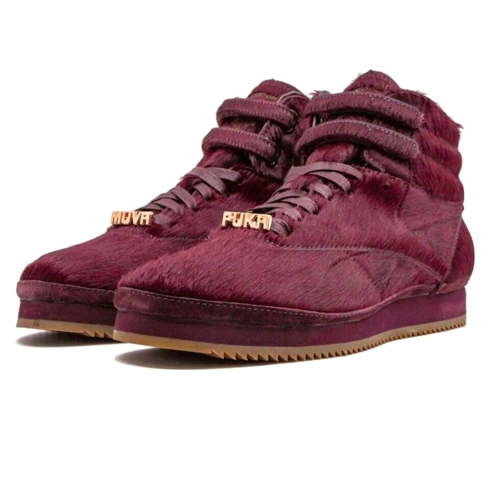 Amber Rose x REEBOK Freestyle Vibram Muva Fuka Sneakers in Merlot Size 10